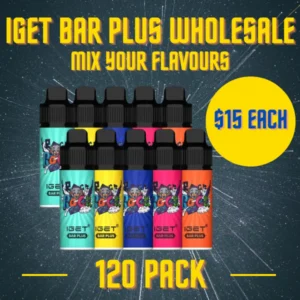 IGET Bar Plus Wholesale 120 Pack