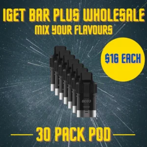 In comparison, the IGET Bar and the IGET Bar Plus aren’t very different, although there are a few factors that differentiate them. For instance, the new IGET Bar takes on a more serious approach on preservation and disposal. The use and discarding of switchable pods have proven to be more environmentally friendly than using and throwing away entire vapes, especially when they aren’t disposed of properly. The Bar plus has taken the initiative to fix this problem to which they have succeeded. As of now the IGET Bar holds a wider variety of flavours available to smokers, however this is likely to change in the future as the IGET Bar Plus will most likely be released in more flavours soon. The IGET Bar Plus holds an additional 2500 puffs over the IGET Bar, setting a significant difference in longevity and performance.