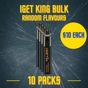 IGET King Bulk 10 Pack (Random Flavours)